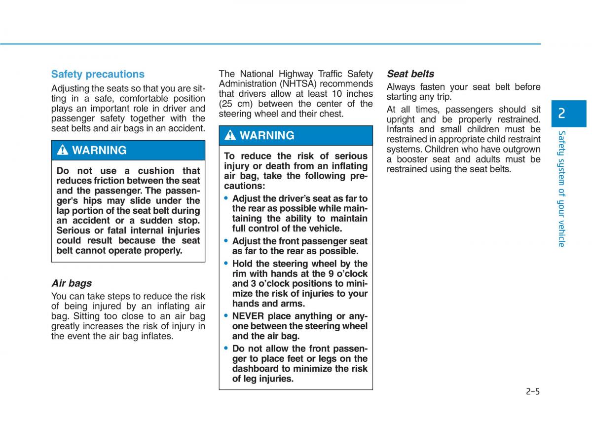 Hyundai Genesis II 2 owners manual / page 31