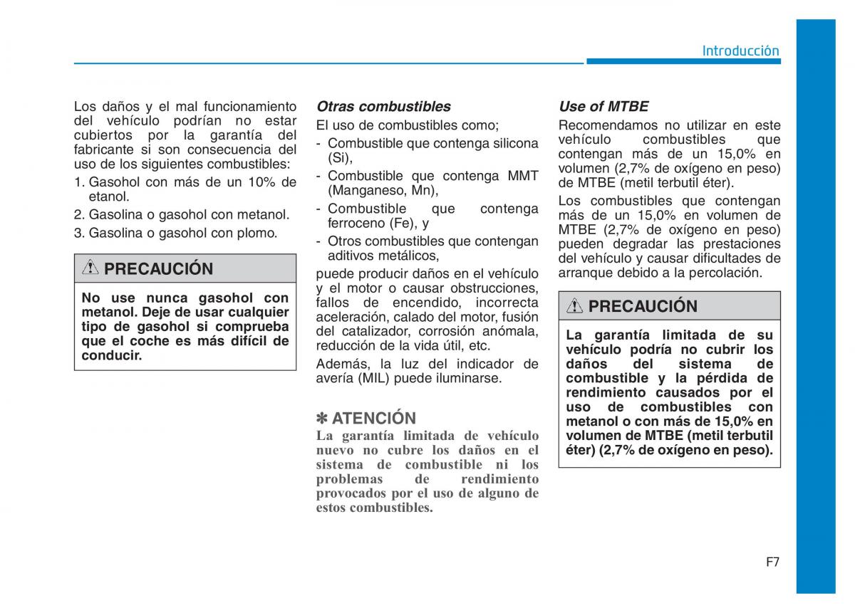 Hyundai Genesis II 2 manual del propietario / page 7