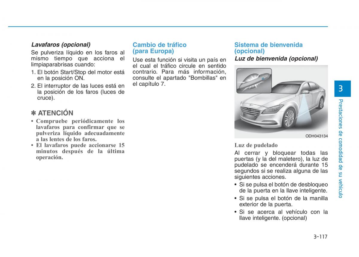 Hyundai Genesis II 2 manual del propietario / page 209