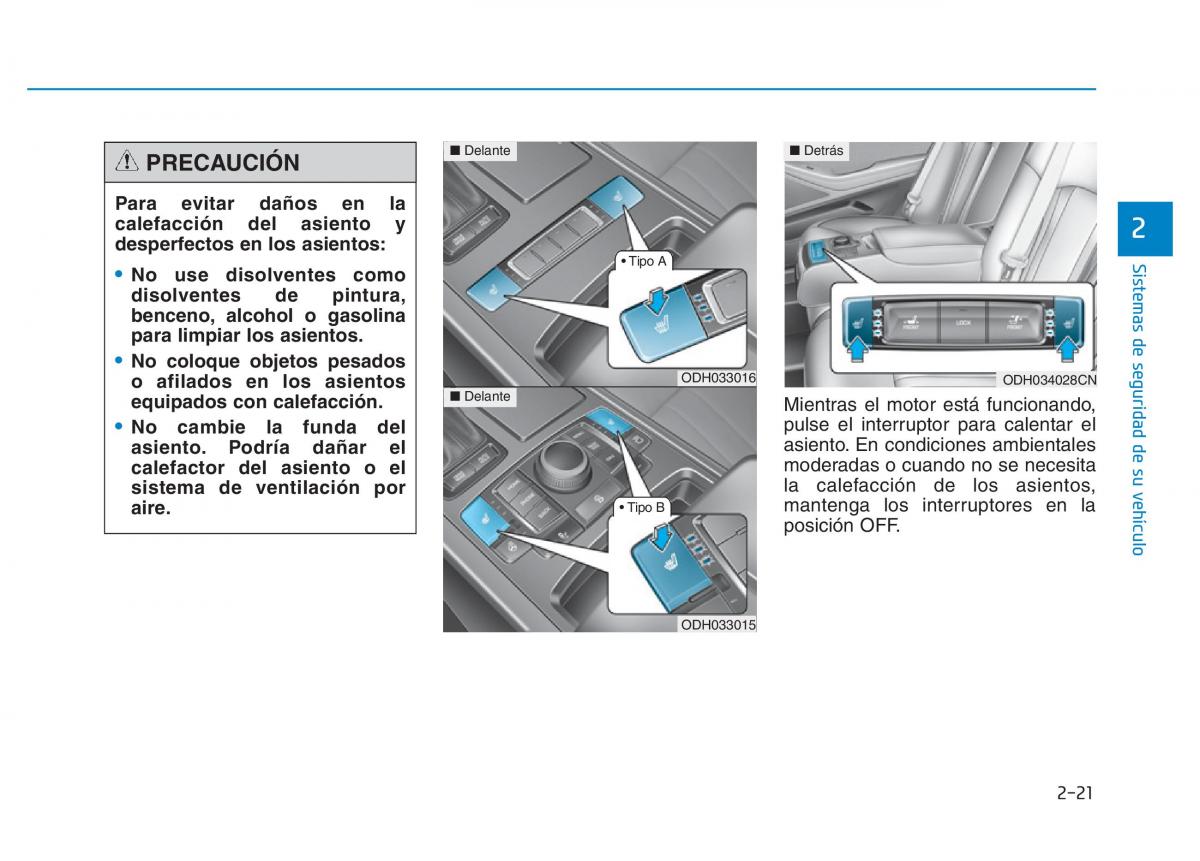 Hyundai Genesis II 2 manual del propietario / page 37