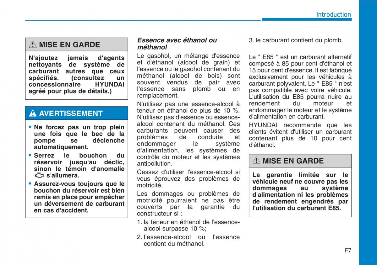 Hyundai Genesis II 2 manuel du proprietaire / page 7