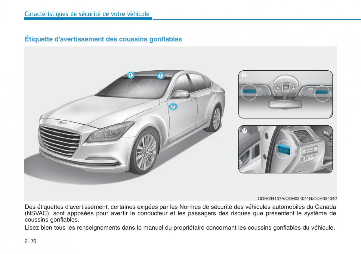 Hyundai Genesis II 2 manuel du proprietaire / page 104