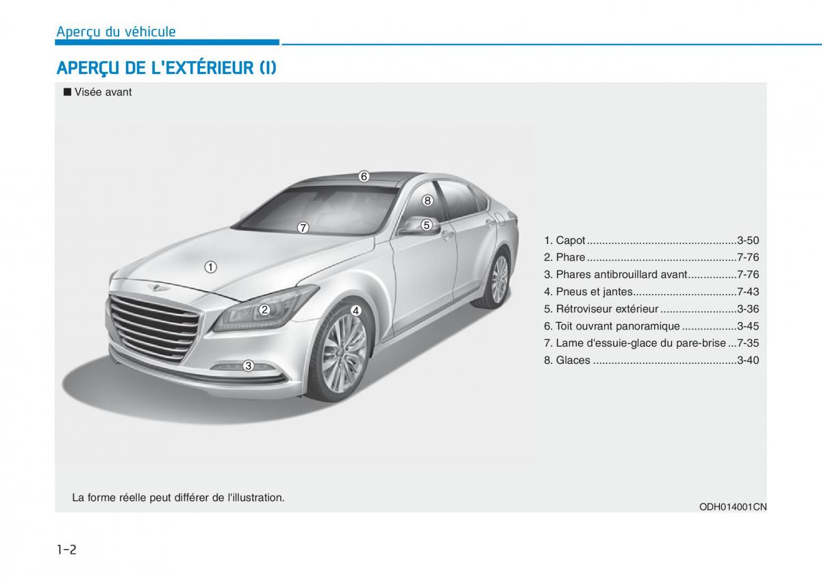 Hyundai Genesis II 2 manuel du proprietaire / page 23