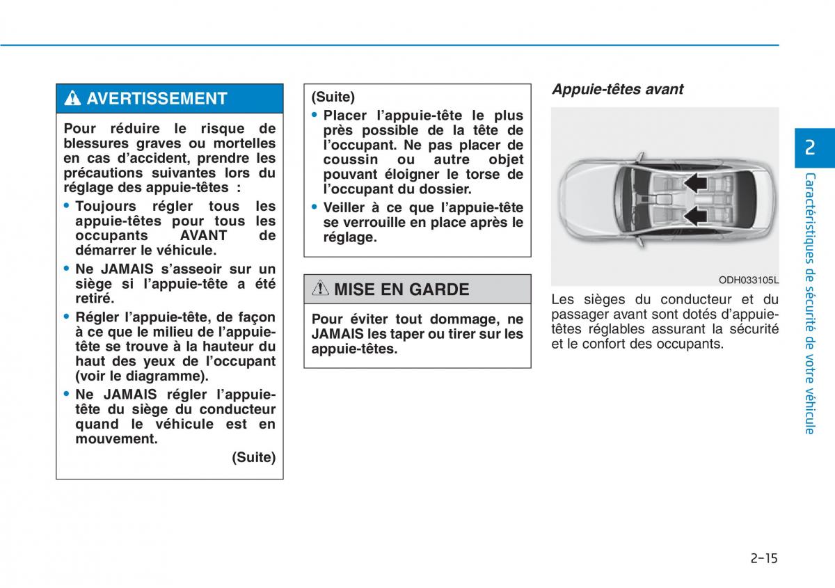 Hyundai Genesis II 2 manuel du proprietaire / page 43