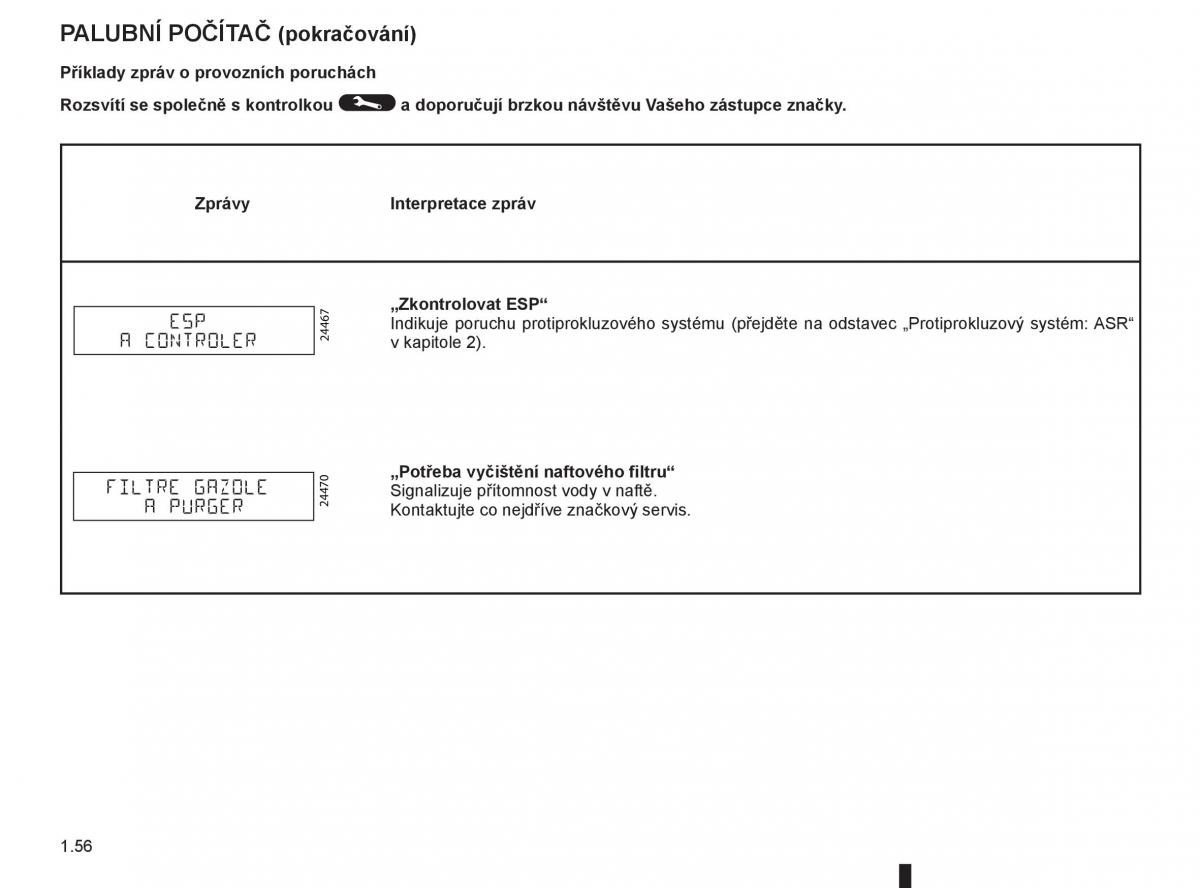 Renault Modus navod k obsludze / page 62