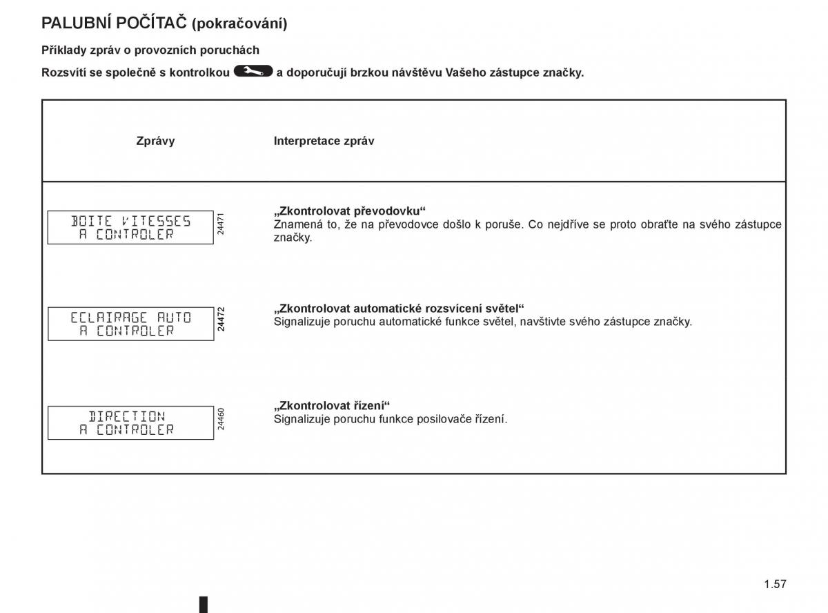 Renault Modus navod k obsludze / page 63