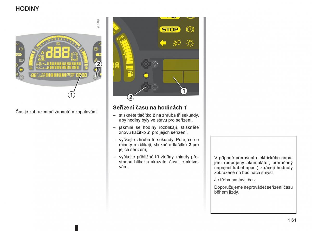 Renault Modus navod k obsludze / page 67