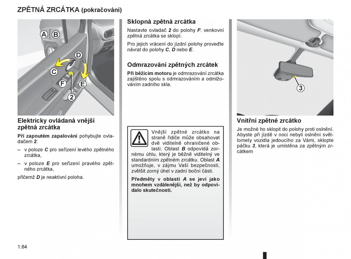 Renault Modus navod k obsludze / page 70