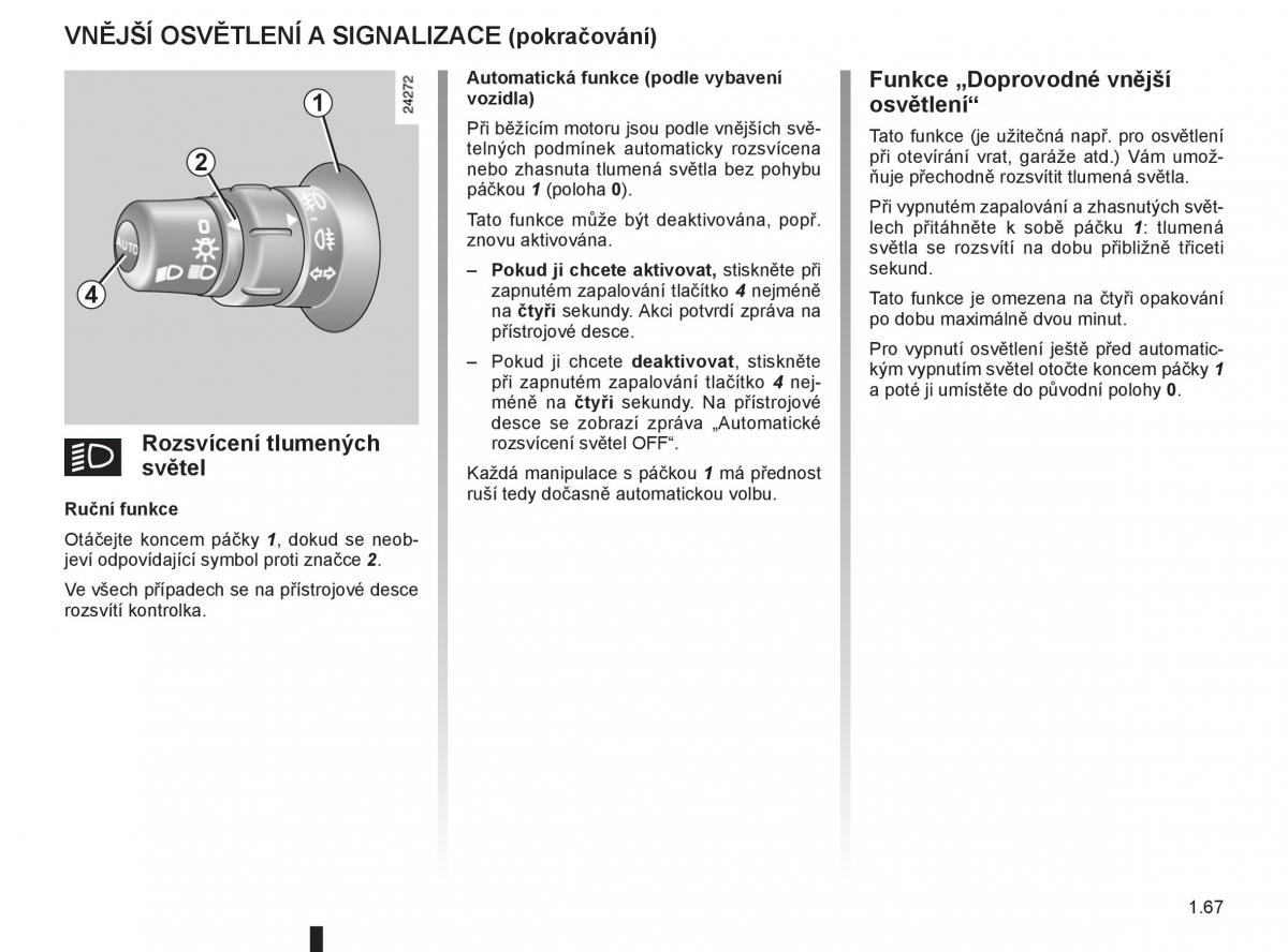 Renault Modus navod k obsludze / page 73