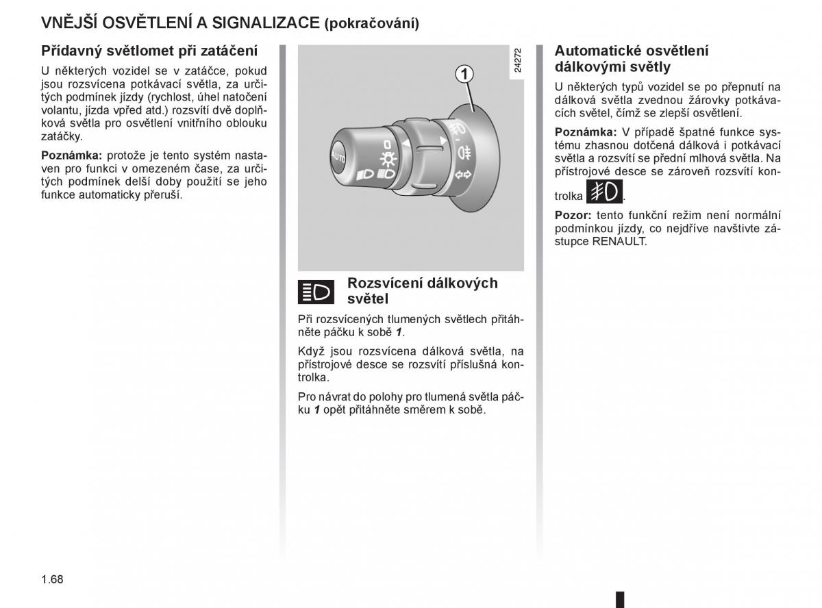 Renault Modus navod k obsludze / page 74