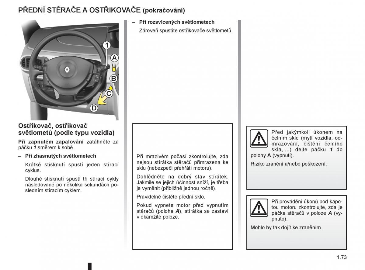 Renault Modus navod k obsludze / page 79