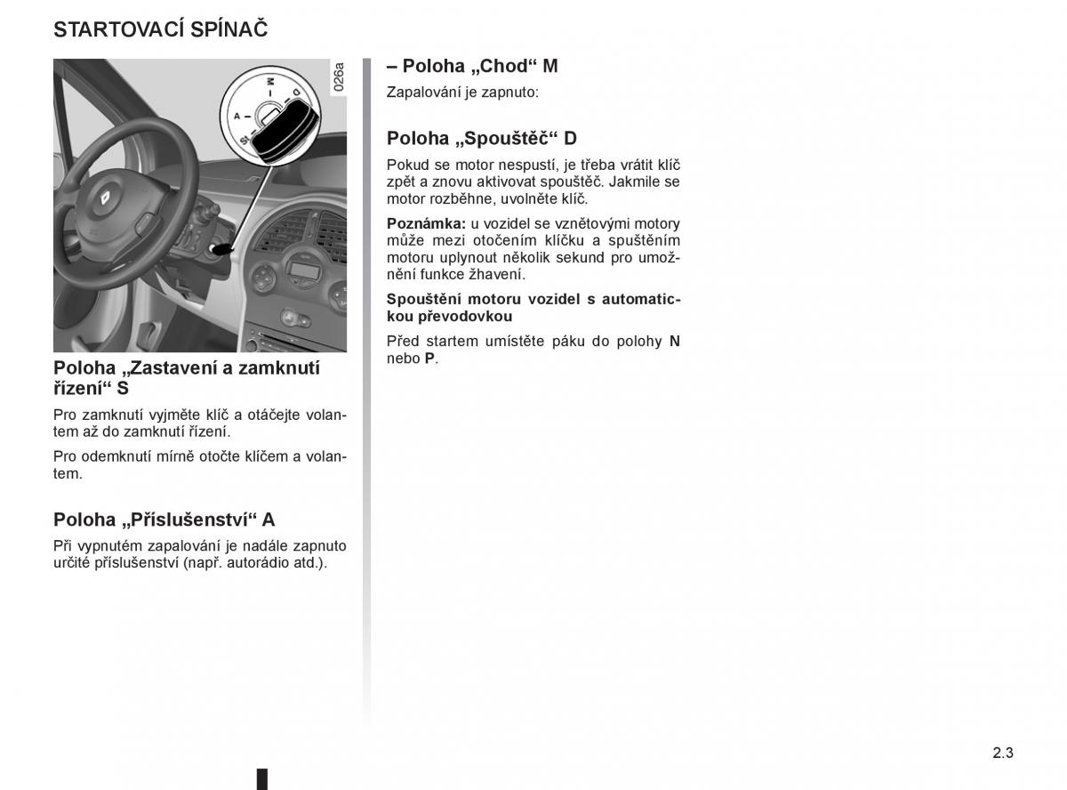 Renault Modus navod k obsludze / page 85