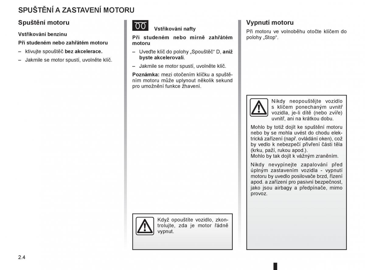 Renault Modus navod k obsludze / page 86