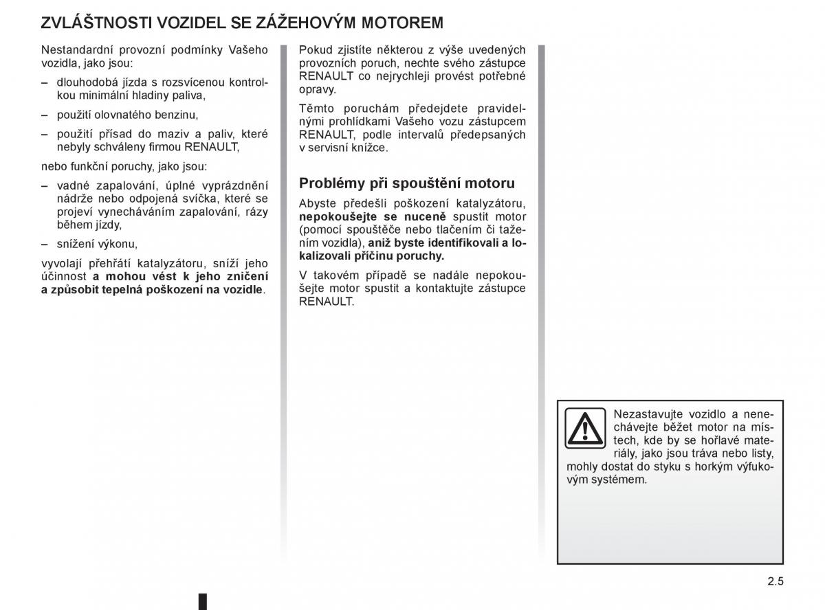 Renault Modus navod k obsludze / page 87