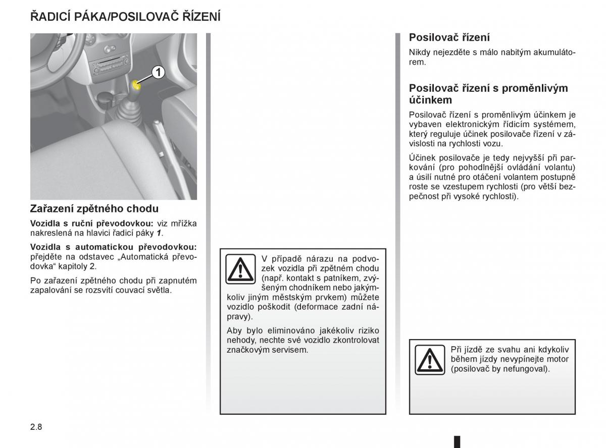 Renault Modus navod k obsludze / page 90