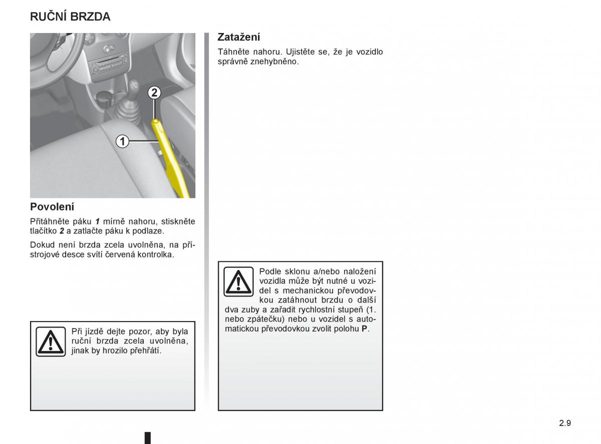 Renault Modus navod k obsludze / page 91