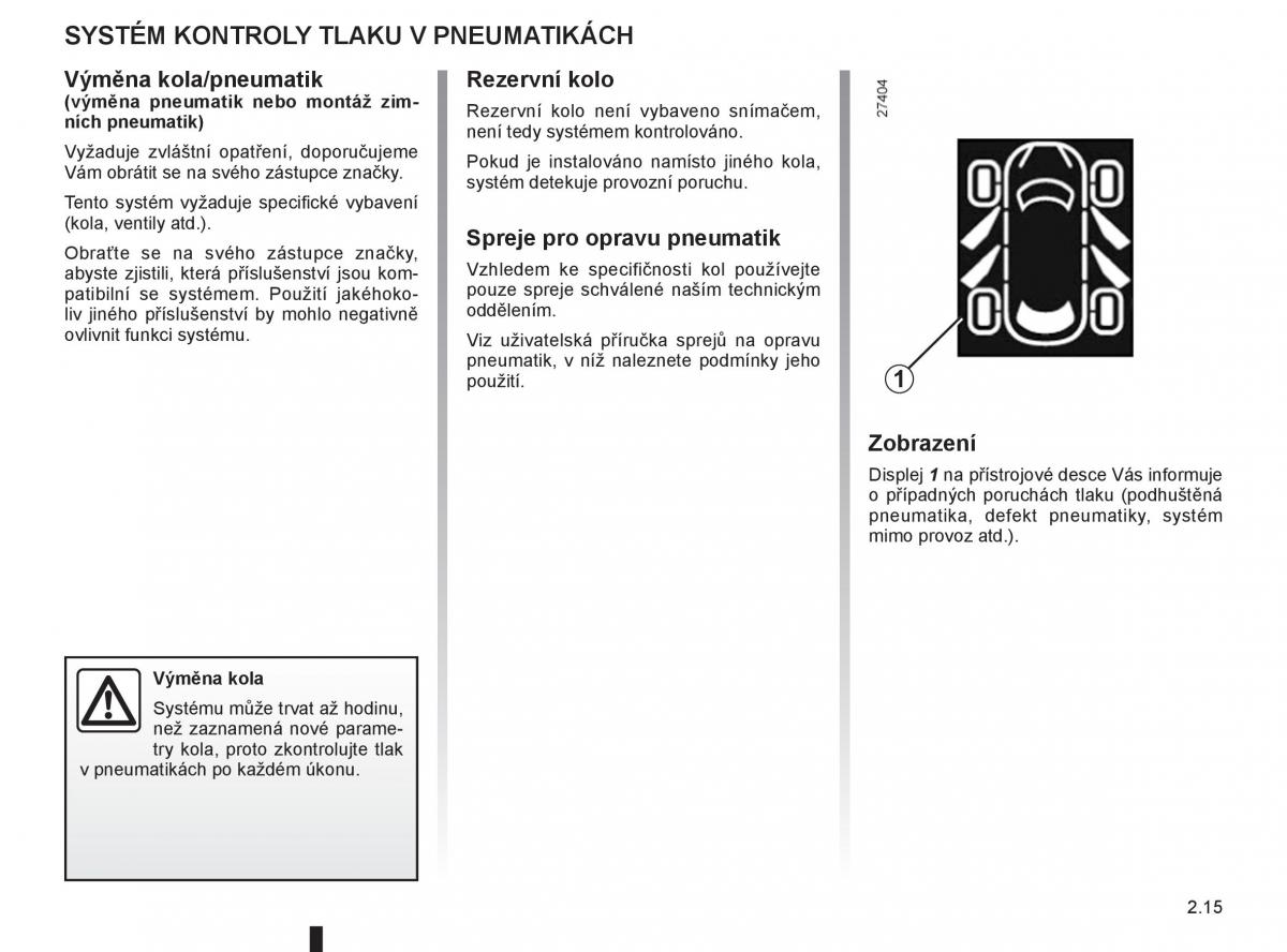 Renault Modus navod k obsludze / page 97