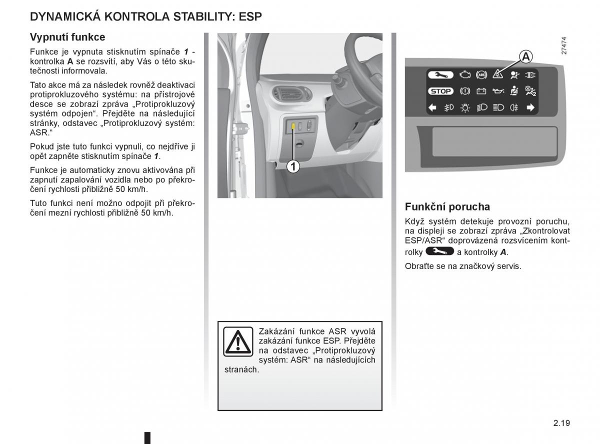 Renault Modus navod k obsludze / page 101