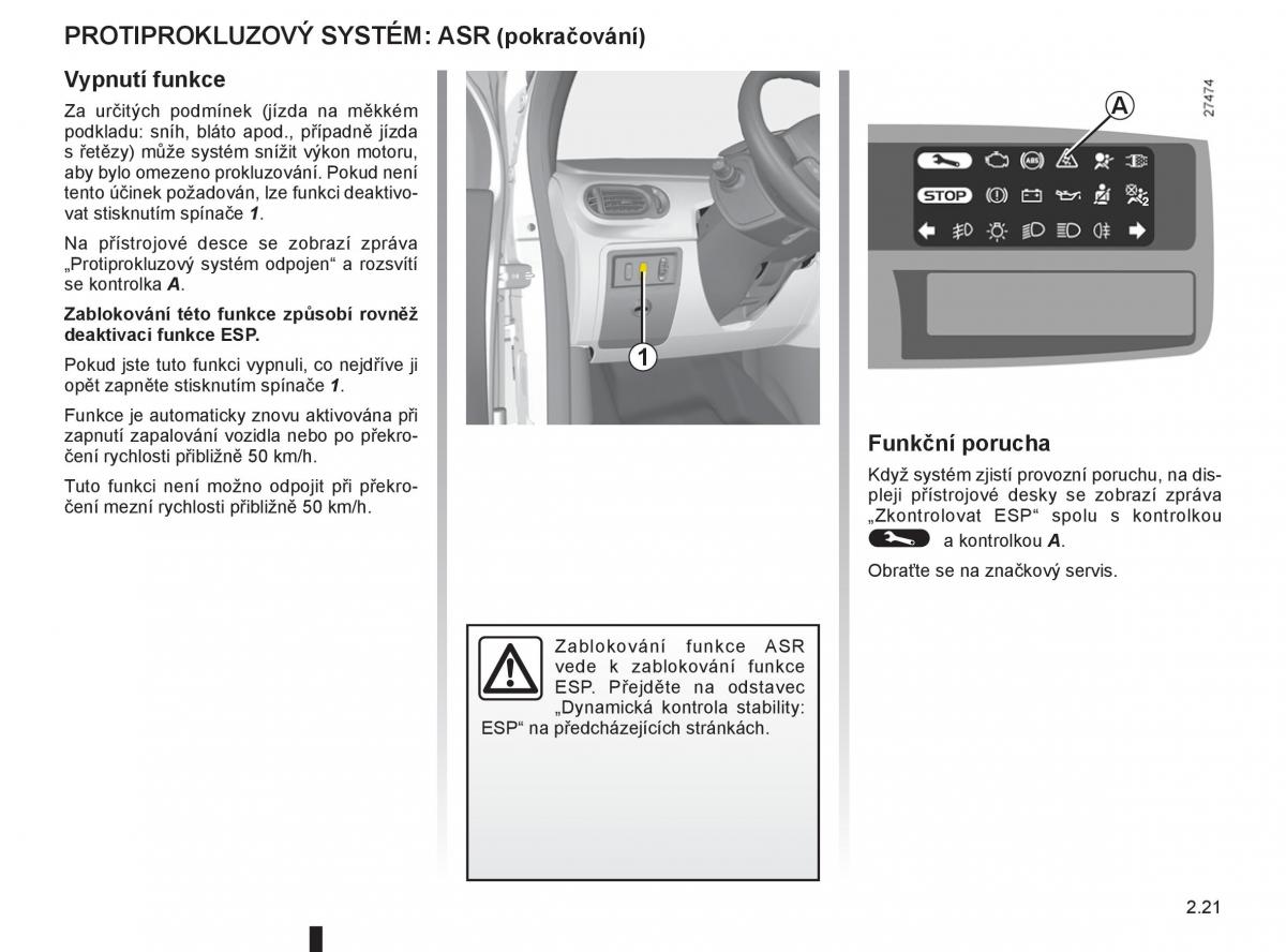 Renault Modus navod k obsludze / page 103