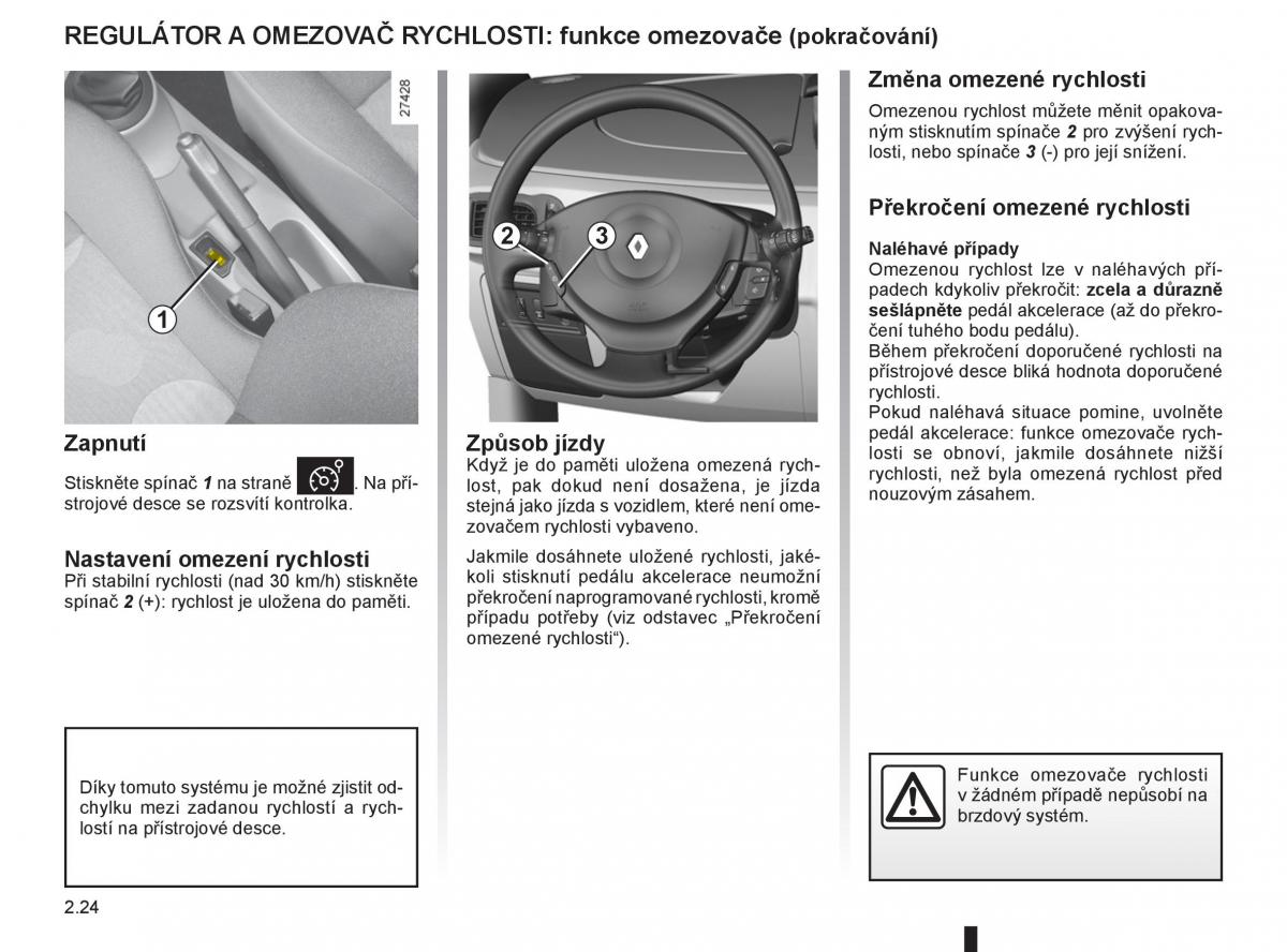 Renault Modus navod k obsludze / page 106