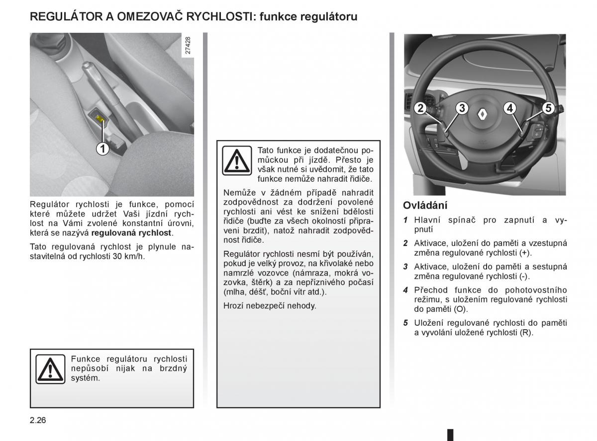 Renault Modus navod k obsludze / page 108