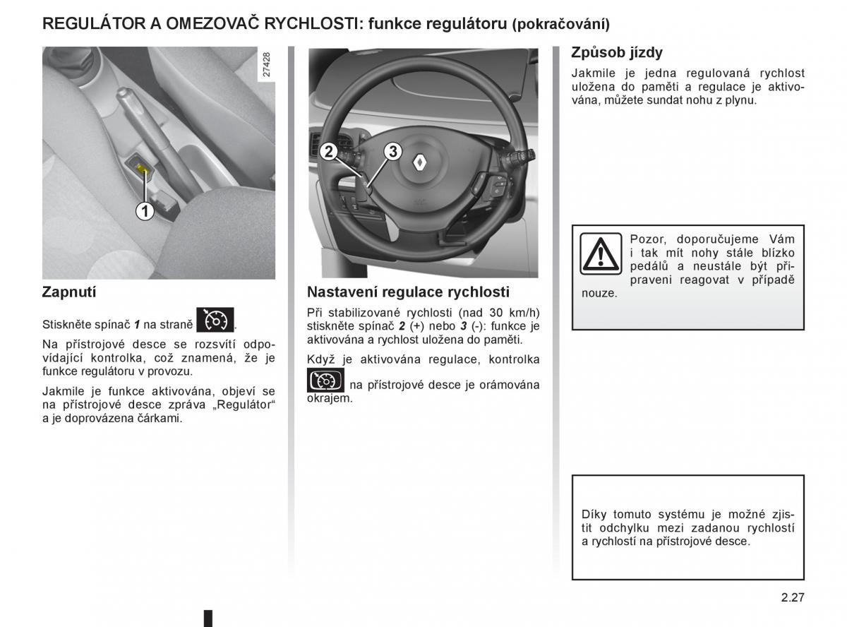 Renault Modus navod k obsludze / page 109