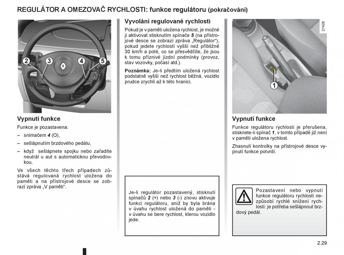 Renault Modus navod k obsludze / page 111