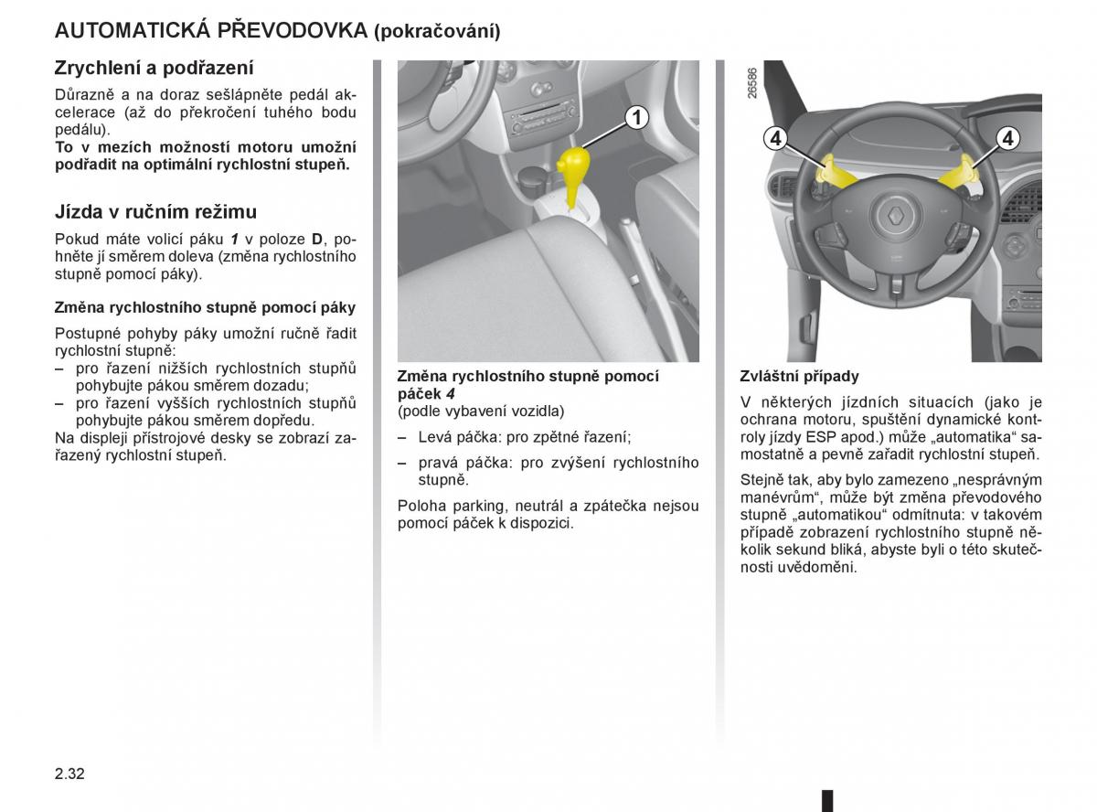 Renault Modus navod k obsludze / page 114