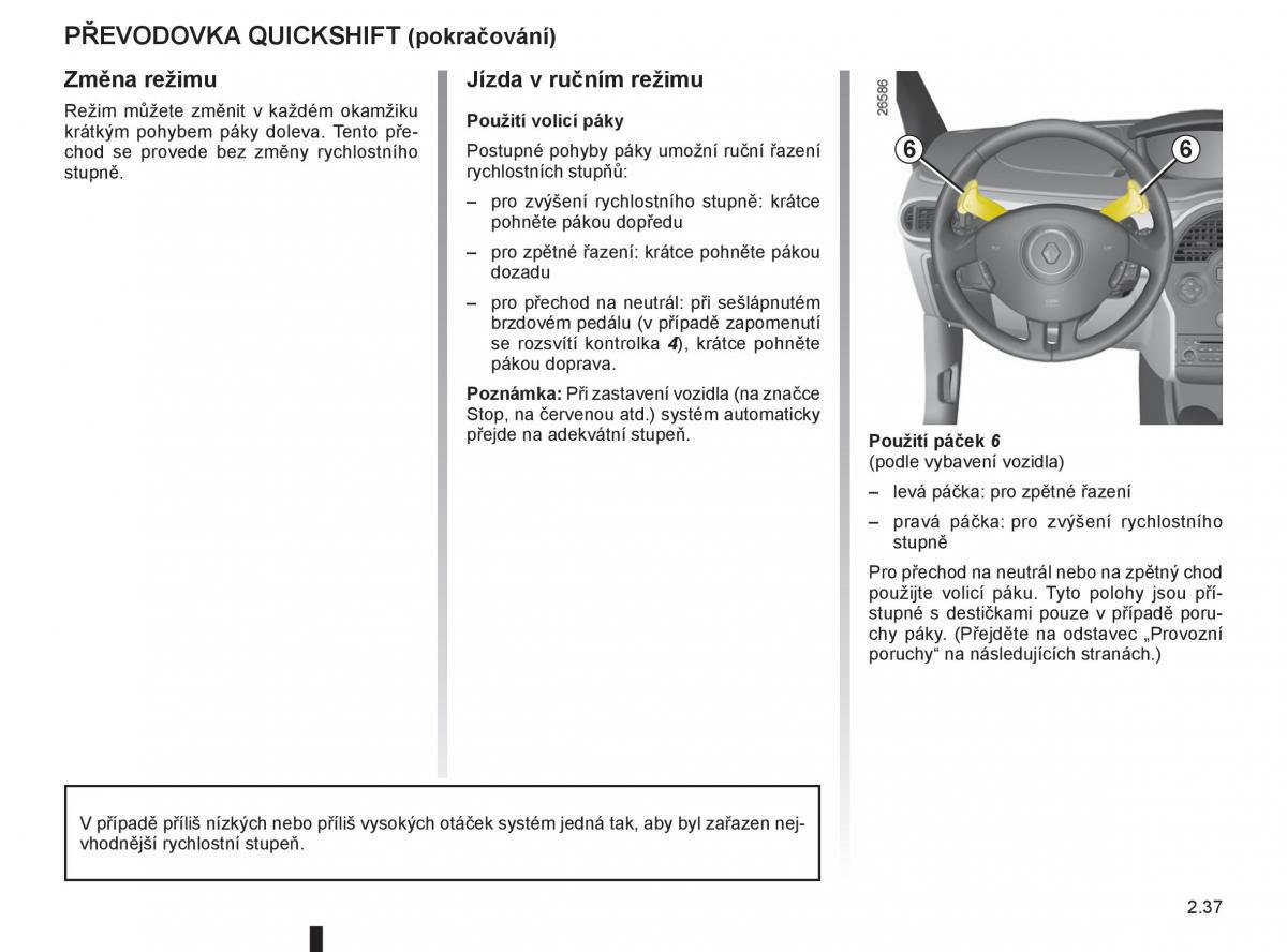 Renault Modus navod k obsludze / page 119