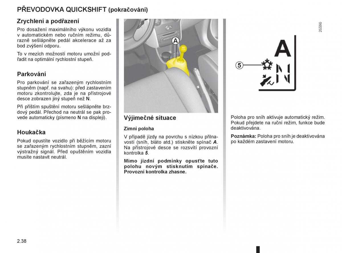 Renault Modus navod k obsludze / page 120