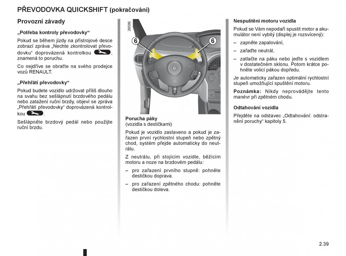 Renault Modus navod k obsludze / page 121