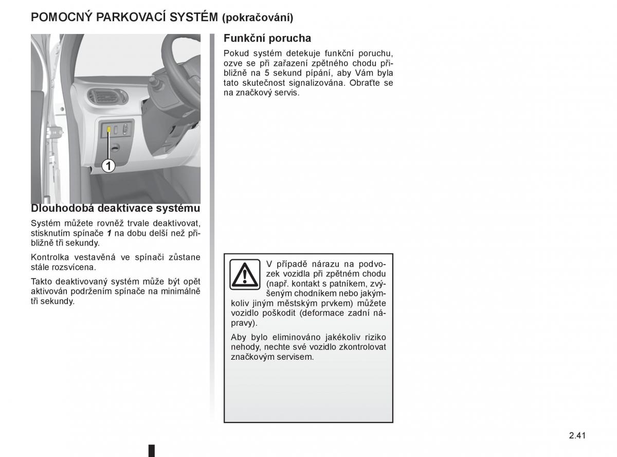 Renault Modus navod k obsludze / page 123