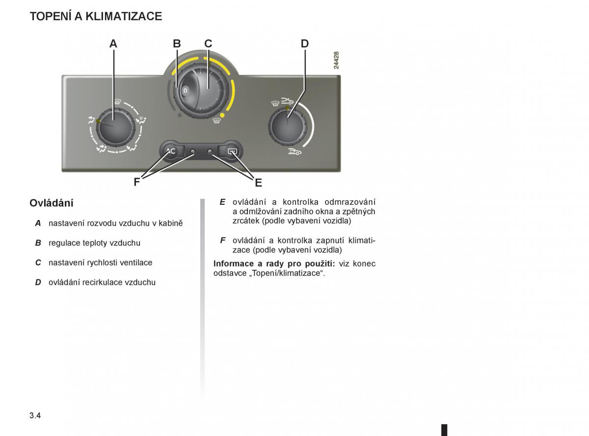 Renault Modus navod k obsludze / page 128