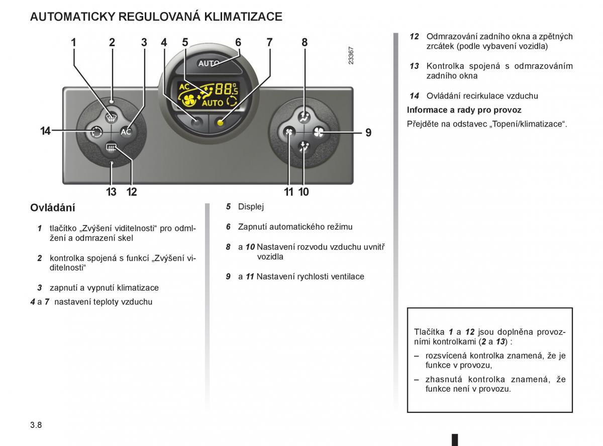 Renault Modus navod k obsludze / page 132