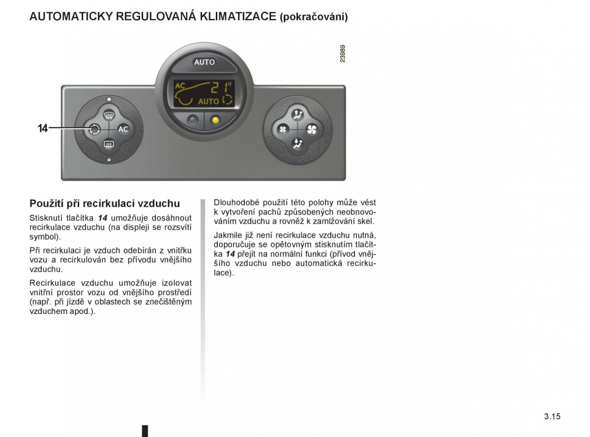 Renault Modus navod k obsludze / page 139