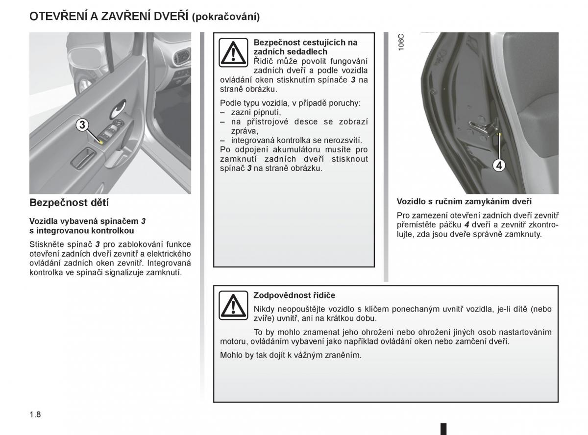 Renault Modus navod k obsludze / page 14