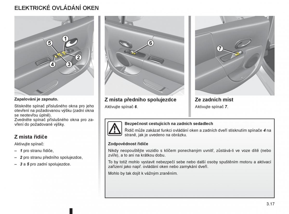 Renault Modus navod k obsludze / page 141