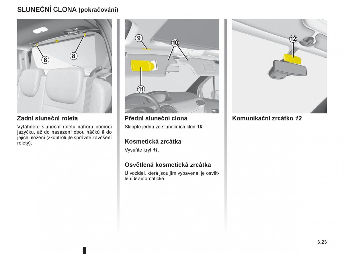 Renault Modus navod k obsludze / page 147