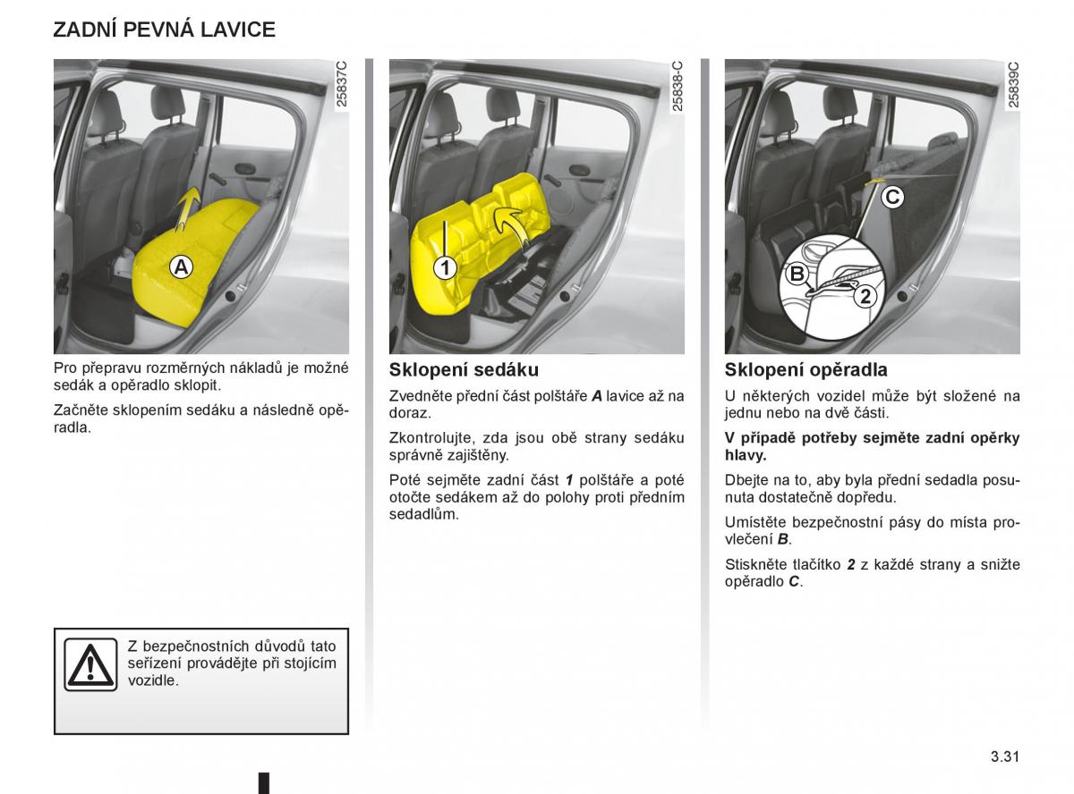 Renault Modus navod k obsludze / page 155