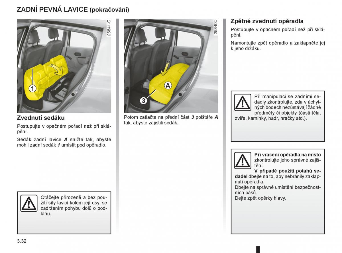 Renault Modus navod k obsludze / page 156