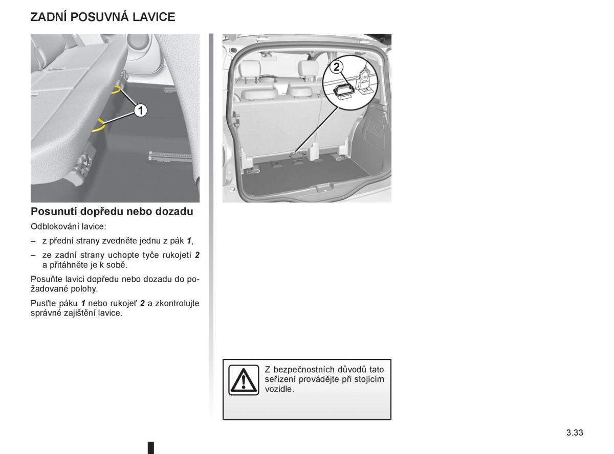 Renault Modus navod k obsludze / page 157