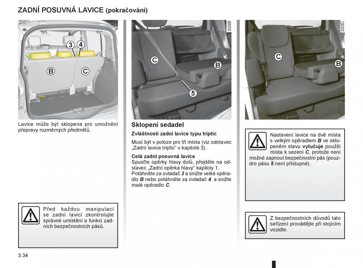 Renault Modus navod k obsludze / page 158