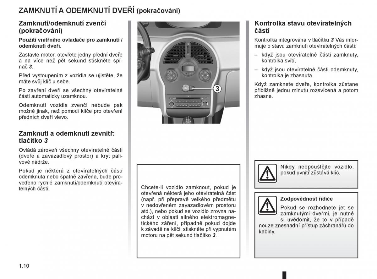 Renault Modus navod k obsludze / page 16