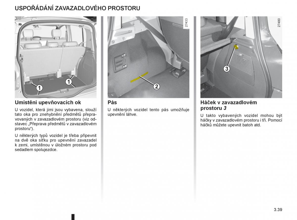 Renault Modus navod k obsludze / page 163