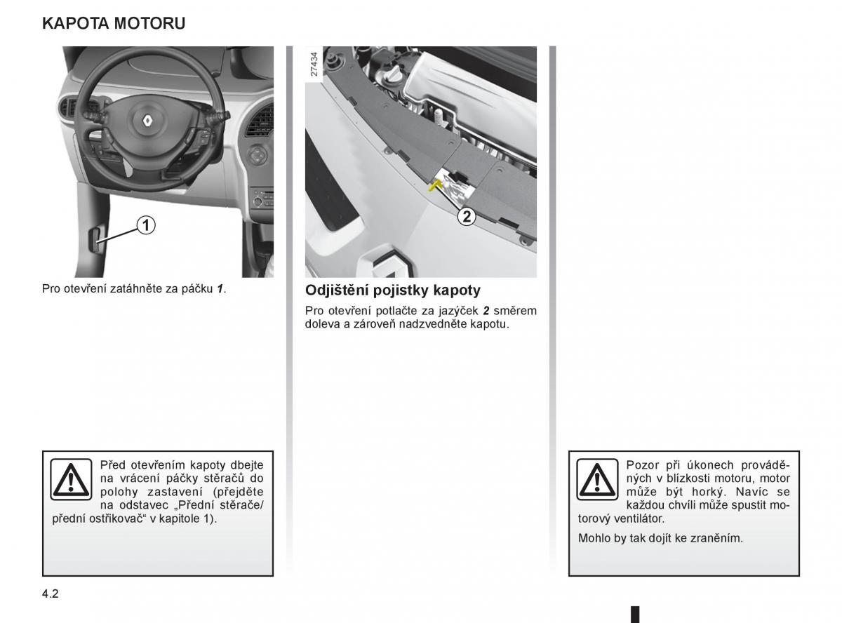 Renault Modus navod k obsludze / page 168