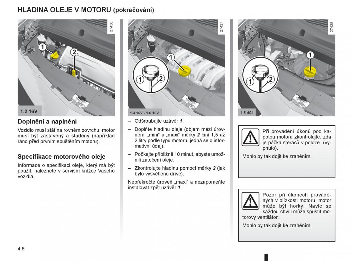 Renault Modus navod k obsludze / page 172