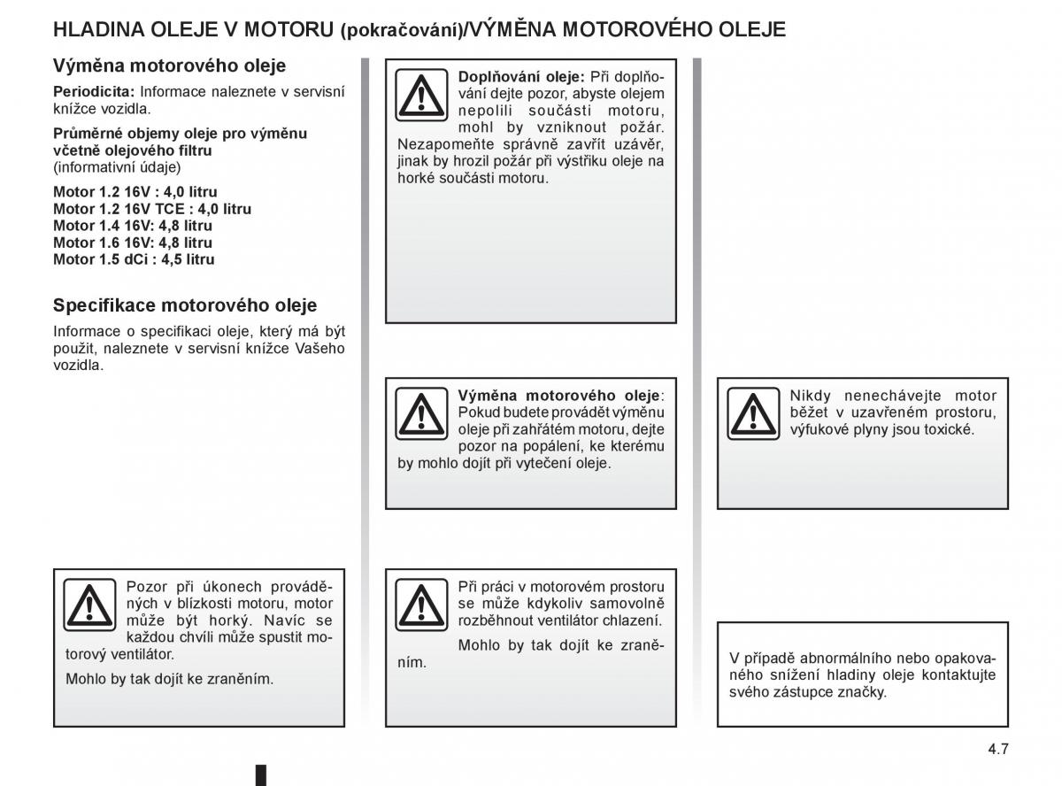 Renault Modus navod k obsludze / page 173