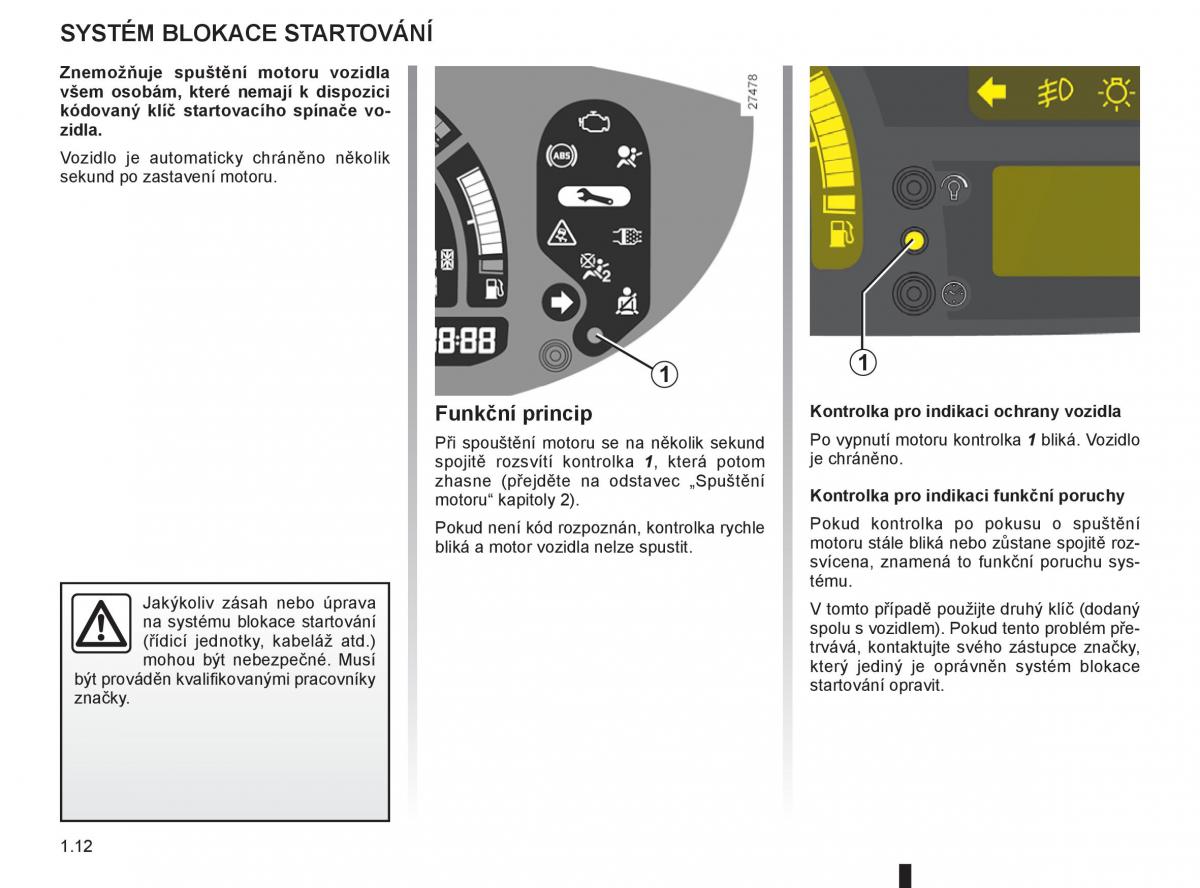 Renault Modus navod k obsludze / page 18