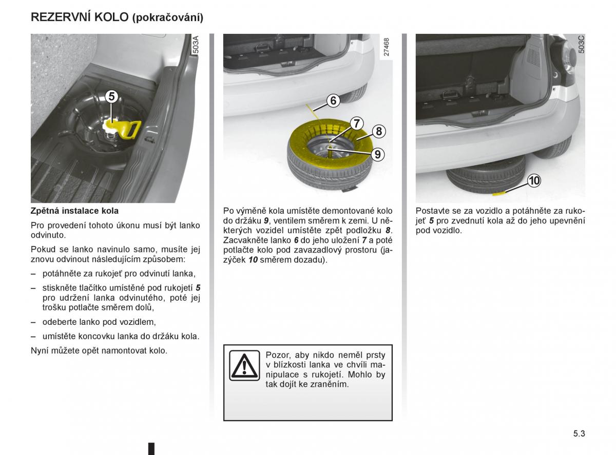 Renault Modus navod k obsludze / page 185