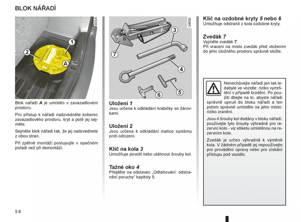 Renault Modus navod k obsludze / page 188